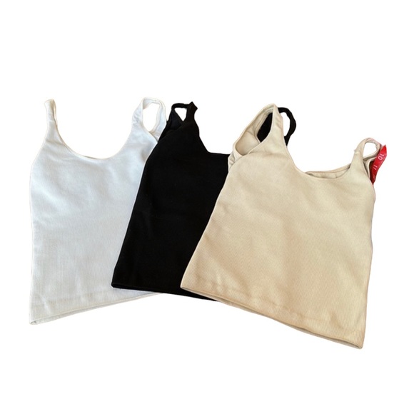 SASSYBAX lot of 3, nude, black & white, stretchy body shaper, size M, EUC - Picture 7 of 9